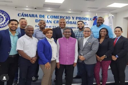 Cámara de Comercio de San Cristóbal se reúne con embajador de la India